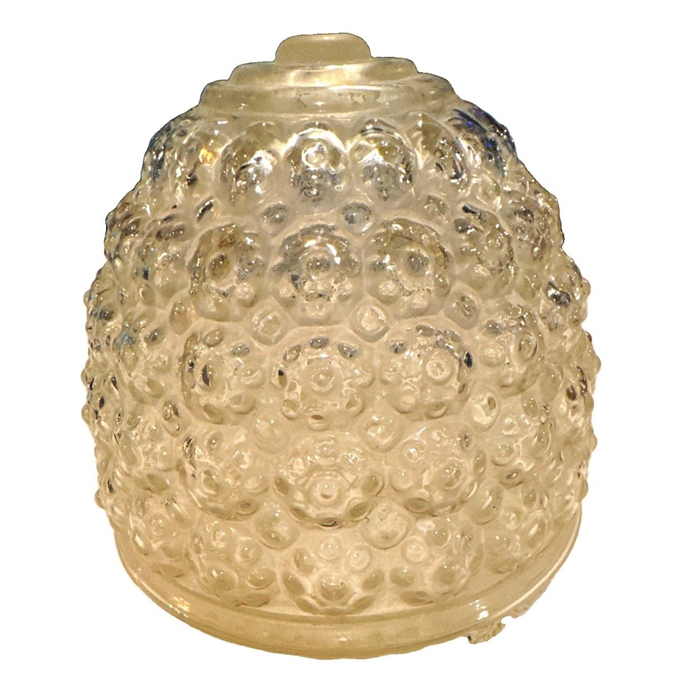 Clear Textured Bubbled Glass Globe Lamp Shade for Lamp, 1 Pack